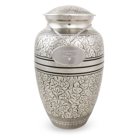 Silver Oak Cremation Urn - Large