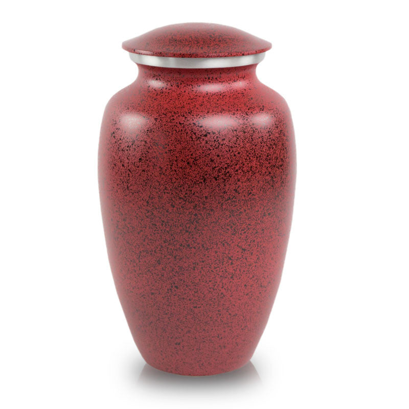 Two-Tone Red Classic Cremation Urn