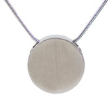 Bronze Disc Cremation Necklace