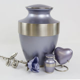 Lineas Lilac Cremation Urn - Large