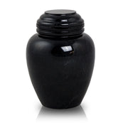 Black Marble Cremation Urn - Extra Small