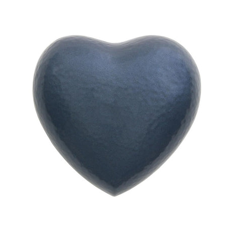 Metallic Blue Heart Keepsake