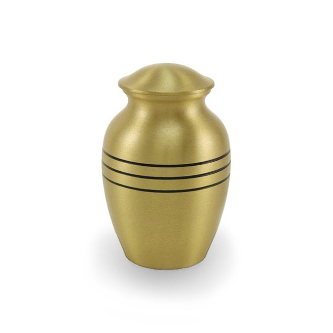 Classic Bronze Cremation Urn - Extra Small  40 cubic inches