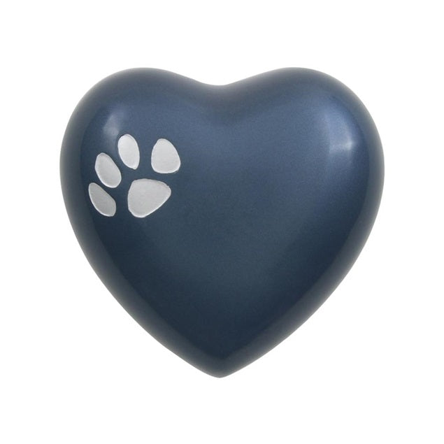 Odyssey Pet Paw Heart Keepsake - Midnight Blue
