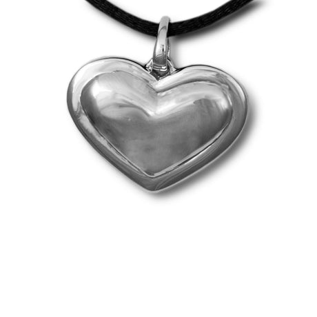Sterling Silver Heart Cremation Pendant