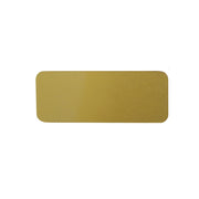 Small Metal Plate with Bronze Finish - .6" H X 1.6" L