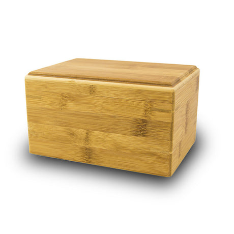 Pet Cremation Urn Bamboo Box - Medium