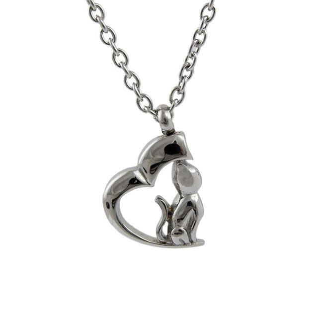 Cremation Pendant - My Cat, My Heart