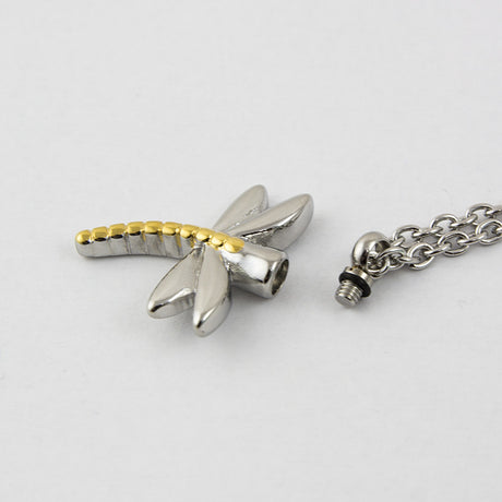 Dragonfly Cremation Necklace