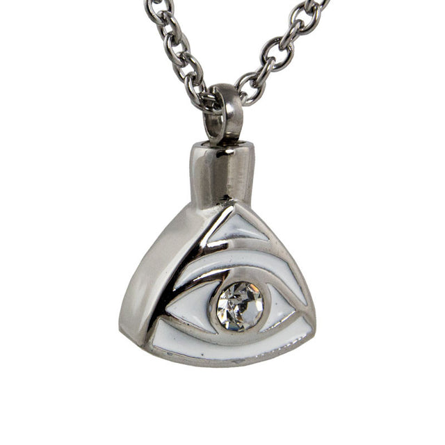 Eye of Providence Cremation Pendant - Stainless Steel