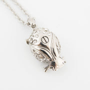 Owl Cremation Pendant - Stainless Steel