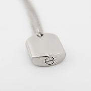 Dog Tag Cremation Pendant - Stainless Steel