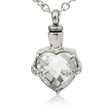 Halcyon Clarity Heart Cremation Necklace