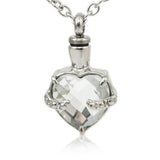 Halcyon Clarity Heart Cremation Necklace