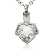 Halcyon Clarity Heart Cremation Necklace