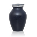 Two-Tone Dark Blue Classic Cremation Urn - Keepsake