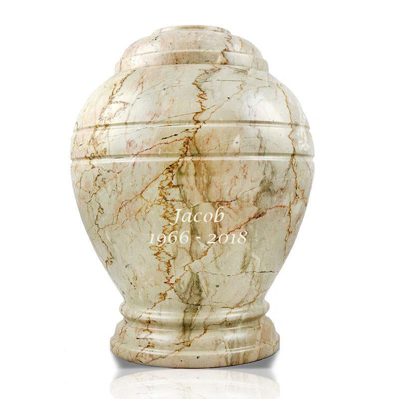 Alluvium Marble Cremation Urn - Large