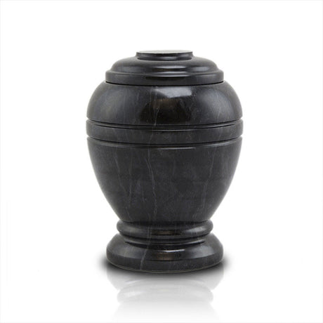 Midnight Marble Cremation Urn- Extra Small
