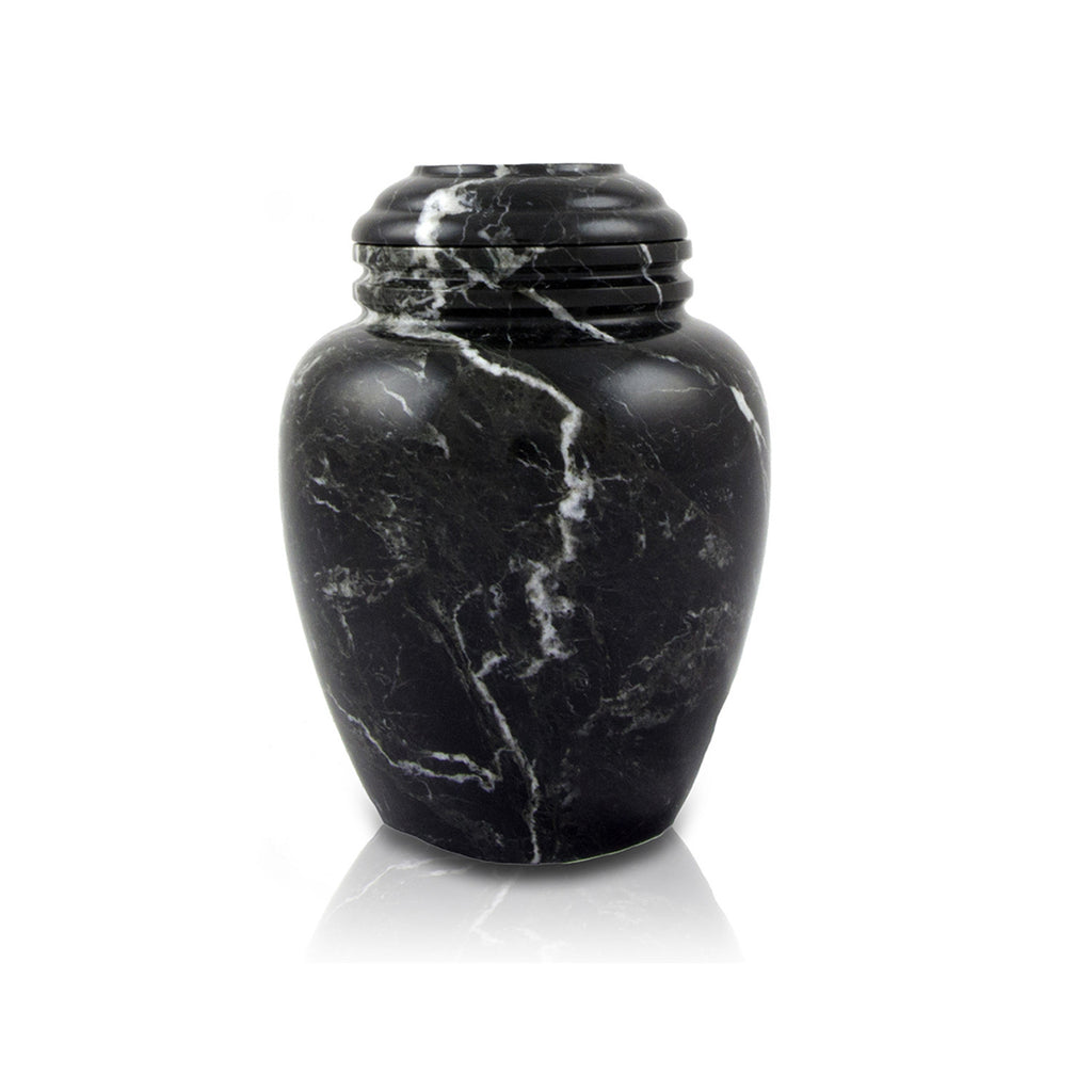 Noire Marble Pet Cremation Urn - Extra Small