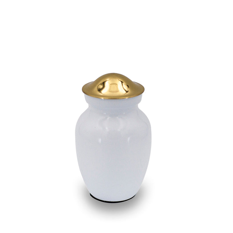 Ice White Cremation Urn - 25 cubic inch