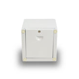 Baby White Teddy Bear Infant Cube Urn
