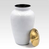 Ice White Cremation Urn - Large